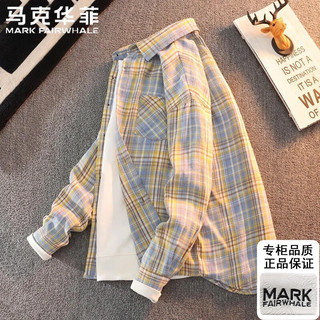  MARK FAIRWHALE/马克华菲 百搭 男士长袖衬衫