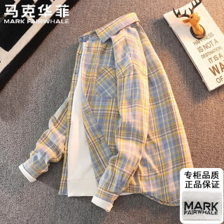  MARK FAIRWHALE/马克华菲 百搭 男士长袖衬衫