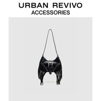 UR UR秋季新款女士流苏铆钉单肩斜挎包UAYB50023