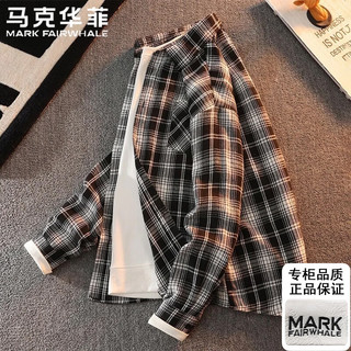  MARK FAIRWHALE/马克华菲 百搭 男士长袖衬衫