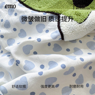  EMO/一默 高克重云朵棉 四件套 被套 枕套 床单 床笠 夏日小熊