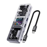  DockCase 8K转换器 Type-C扩展坞 HDMI投屏 DP千兆网口 TF/SD读卡器 USB扩展坞