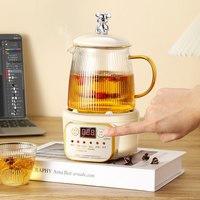 艾苏恩 全自动花茶养生壶办公室多功能保温煮茶壶家用全玻璃烧水壶煮茶器