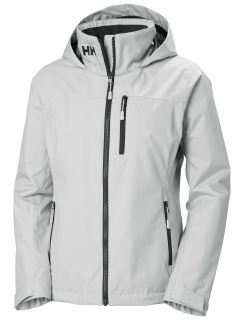  HELLY HANSEN, HH 女士防水抓绒连帽夹克 853 灰雾 Medium