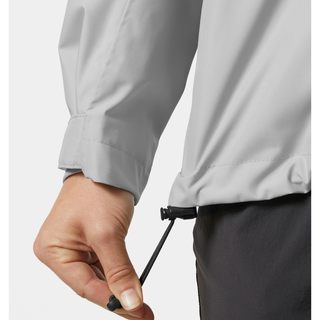  HELLY HANSEN, HH 女士防水抓绒连帽夹克 853 灰雾 Medium