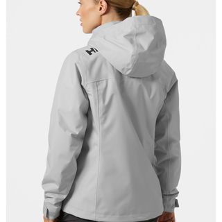  HELLY HANSEN, HH 女士防水抓绒连帽夹克 853 灰雾 Medium