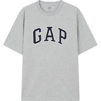  Gap/盖璞 棉质拼接 男女装T恤  灰色