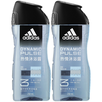  adidas/阿迪达斯 冰爽清凉 男士沐浴露洗发水洗面奶套装  果香