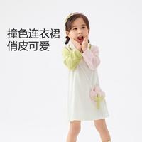  Purcotton/全棉时代 清新可爱 女童长袖连衣裙