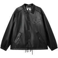 JACK&JONES/杰克琼斯 滚边拼接 男士棉衣 XL (185)