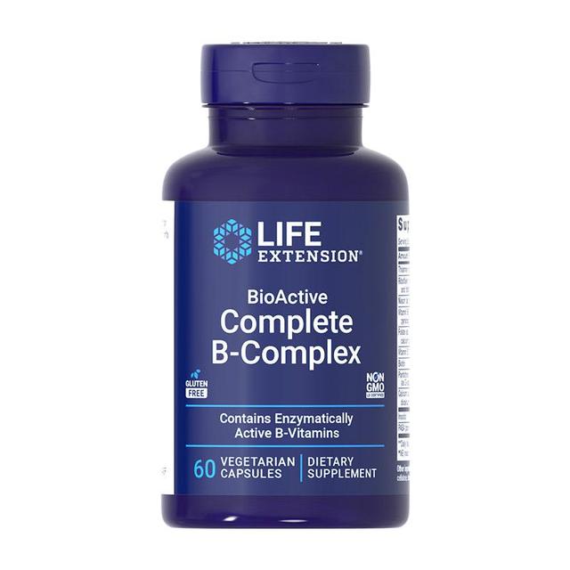 Life Extension 沿寿LIFE活性维生素B族复合多种VB50叶酸肌醇b12b6群加班熬夜应酬 复合活性 60粒*1瓶