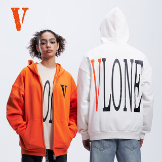  VLONE 大LOGO印花 连帽开衫卫衣