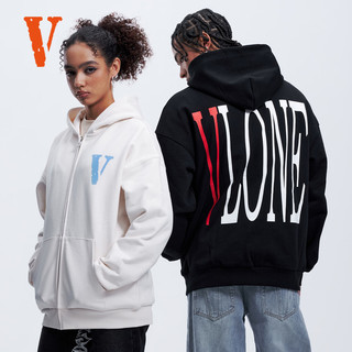  VLONE 大LOGO印花 连帽开衫卫衣