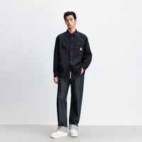 JACK&JONES/杰克琼斯 简约休闲 男士衬衫 2254O3021E38夜空蓝 M