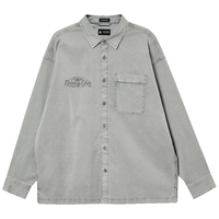 JACK&JONES/杰克琼斯 宽松翻领 男士牛仔衬衫 M