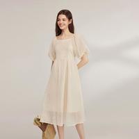 飞鸟和新酒 复古淑女 女士连衣裙