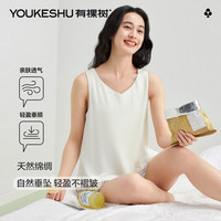  YOUKESHU/有棵树 轻薄亲肤透气 女士睡衣套装