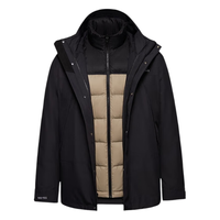  BOSIDENG/波司登 防风防水 鹅绒冲锋衣羽绒服 黑色8056 160/84A