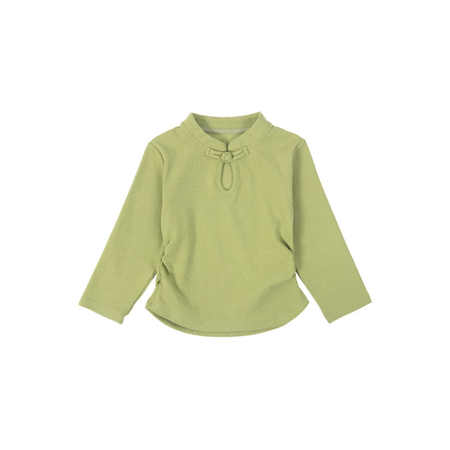 幼歌 婴幼儿春季新款新中式简约休闲百搭纯色T恤