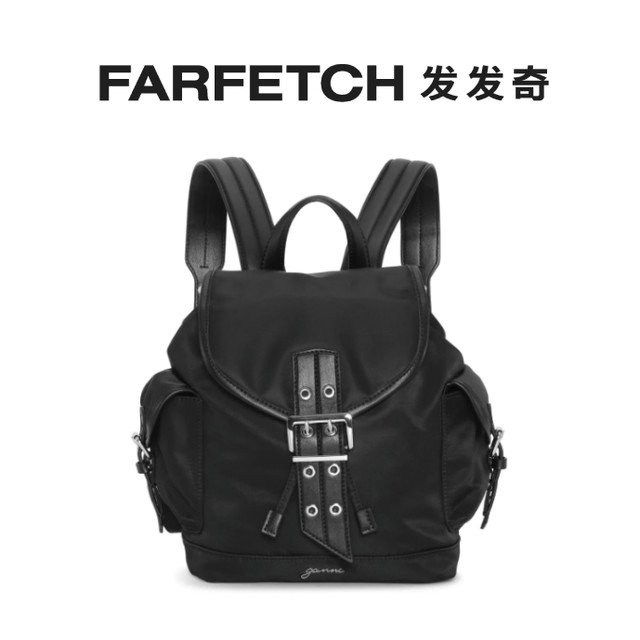 FARFETCH发发奇 GANNI 搭扣双肩包