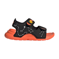 adidas/阿迪达斯 轻盈透气 儿童运动凉鞋 黑色 24