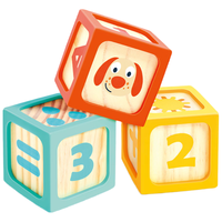  Hape 大颗粒硅胶 儿童积木玩具