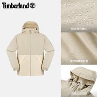  Timberland/添柏岚 防水防风透汽 男士冲锋衣 A69PUA0I/沙色/浅米色 XL