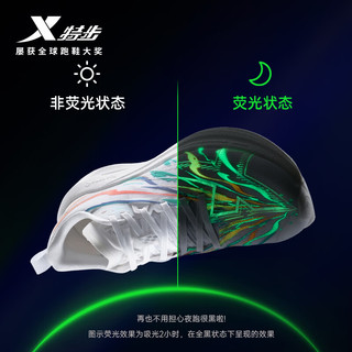  XTEP/特步 减震回弹 男士跑鞋 经典白/日光蓝 【男】 43 脚长27cm( 新法码43)