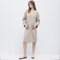 GIORGIO ARMANI 女式春秋款时尚潮流纯色简约休闲长款大衣