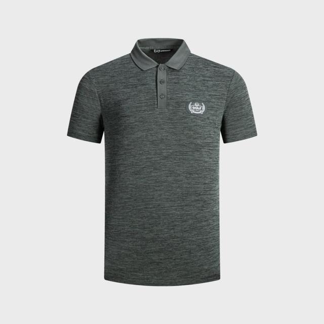 EA7 2025春夏款 阿玛尼男式时尚休闲日常百搭透气短袖Polo衫
