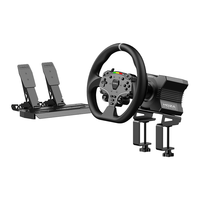  MOZA/魔爪 5.5牛米伺服直驱力反馈 赛车游戏方向盘模拟器套装+三踏板套装+方程式替换盘 R5【三踏板套装】+方程式替换盘