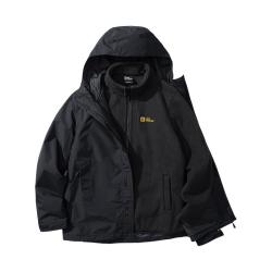 Jack Wolfskin 5012776 CRUSH'IN三合一冲锋衣 黑色 XL