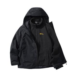 Jack Wolfskin 5012776 CRUSH'IN三合一冲锋衣 黑色 XL