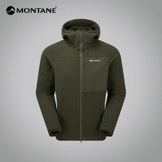  MONTANE/盟泰恩 防风 男士软壳外套 橡树绿 S
