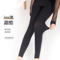 俏佳人 薄款九分裤春夏季女丝袜超细天鹅绒打底裤袜女