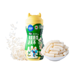 小鹿蓝蓝 有机胚芽 婴幼儿零食  胚芽泡芙条原味/30g
