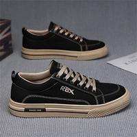 人本 秋季新款男百搭潮流休闲鞋布面舒适透气男鞋软底耐磨时尚男帆布鞋