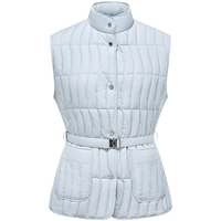  BOSIDENG/波司登 高蓬鹅绒 女士羽绒马甲 空气浅蓝 5C06 M 165/88A 体重约110-120斤