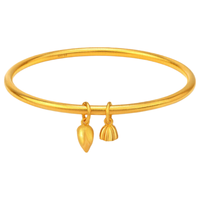  老庙黄金 黄金手镯