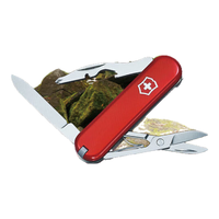 VICTORINOX 维氏 瑞士军刀逍遥派58mm户外刀具折叠刀防身小刀0.6363-012.6红