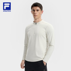 FILA 【一衣多穿】半拉链基础款运动通勤长袖上衣 A11M541215F