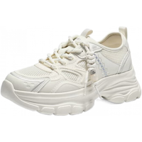  BeLLE/百丽 网面透气 女士运动鞋 米色-跟高6cm 36