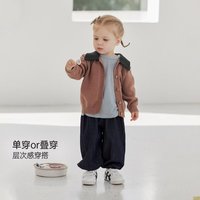 巴厘小猪 纯棉 儿童开衫毛衣