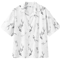 Semir/森马 国风锦鲤 男士短袖衬衫