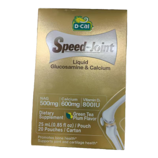  D-Cal/迪巧 关节缓痛 中老年补钙 【热销款】液体氨糖钙25ml* 20条*1盒