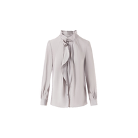  LANCY FROM25/朗姿 v领荷叶边 女士衬衫