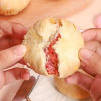 滇园 玫瑰鲜花饼 云南特产饼干传统糕点心早餐休闲零食伴手礼盒装300g