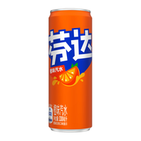 可口可乐（Coca-Cola）芬达Fanta 橙味汽水碳酸饮料330ml*20烟花罐 年货节 礼盒装