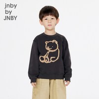 江南布衣 童装套头卫衣纯棉时尚圆领图案春男女童儿童jnbybyjnby