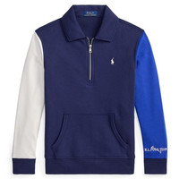 RALPH LAUREN 成人可穿 棉混纺卫衣 Color-Blocked Terry Sweatshirt